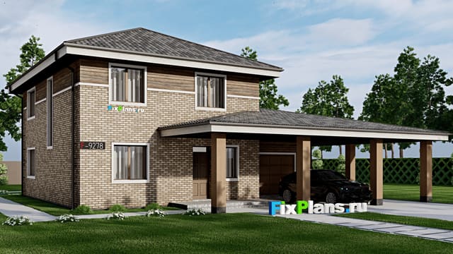 Двухэтажный дом F-9278