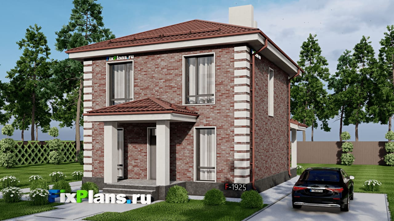 Двухэтажный дом F - 2159 — фасад